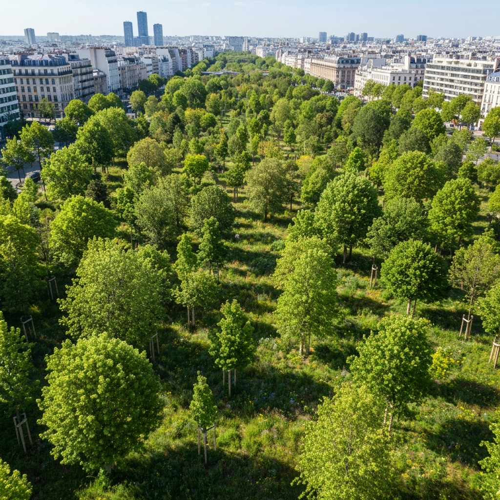 Enhancing Paris’s Green Spaces Amidst Climate Challenges