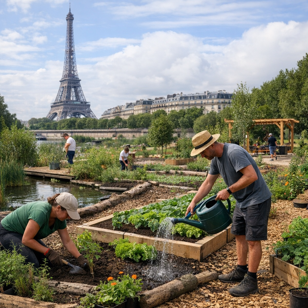 Enhancing Paris’s Green Spaces Amidst Climate Challenges